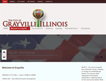 Tablet Screenshot of cityofgrayville.com